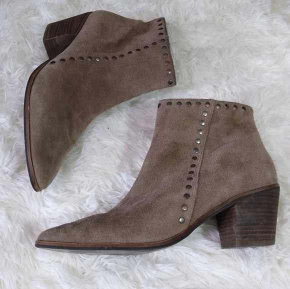 Lucky Brand Shoes - Lucky Brand booties suede size 9